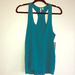 Frenchi high low t back tank top